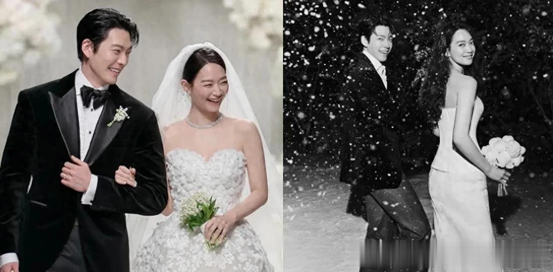 申敏儿金宇彬“神仙夫妻”！2套婚纱好美，闺蜜孔晓振当年也穿它