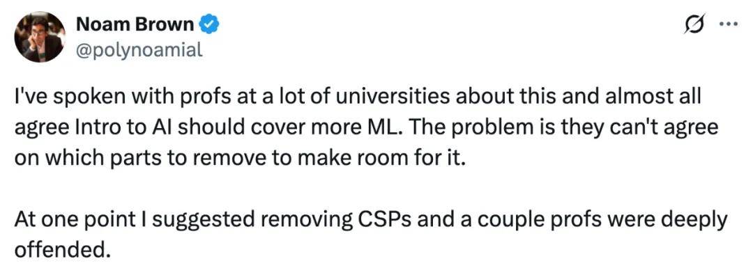 OpenAI大神:人工智能导论课程停在15年前,本科首选机器学习导论