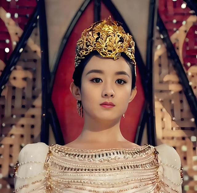 朱琳算不算是顶级大美人？看她和赵丽颖的对比，心里就有答案了