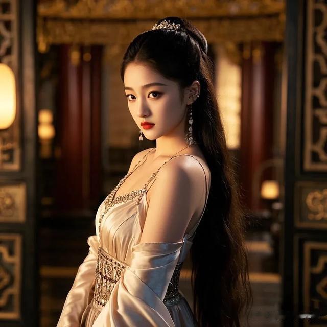 速看！关晓彤化身武媚娘，漏肩长裙美出新高度