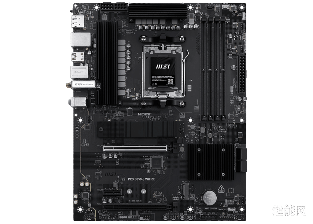 微星推出多款全新的B850主板,传还有另外三个背插型号在准备当中