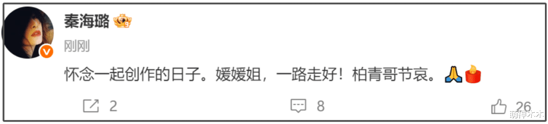 众星悼念朱媛媛！姚晨深受冲击不敢相信，马伊琍悲痛，姚晨怀念