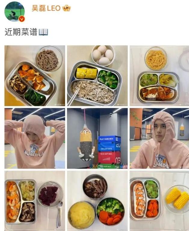 49岁蒋勤勤戴老花镜在武汉大快朵颐，一边吃肉一边减肥？