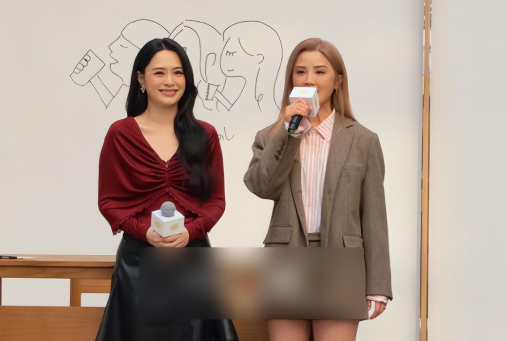 Twins合体出席开幕现场！44岁阿娇状态好美，阿Sa谈健身男友变胖