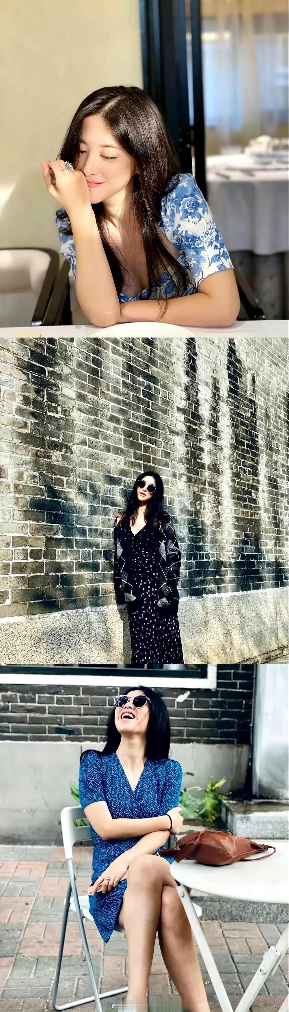 朱珠日常穿搭合辑 ???