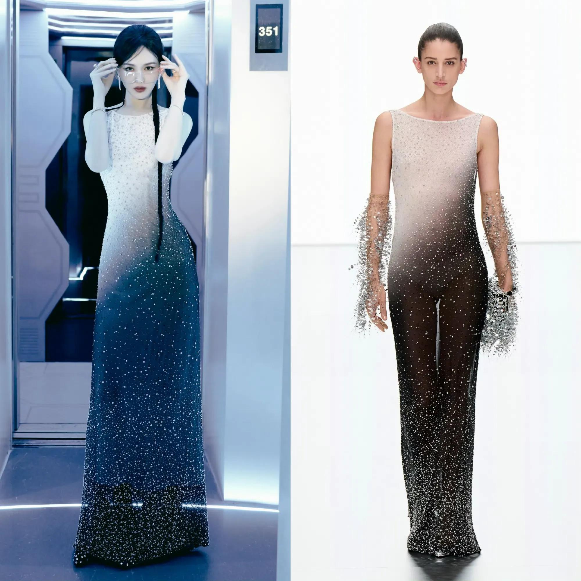 唐嫣的美真的“拿得出手”！8套高定礼服裙展现天使面孔窈窕身材