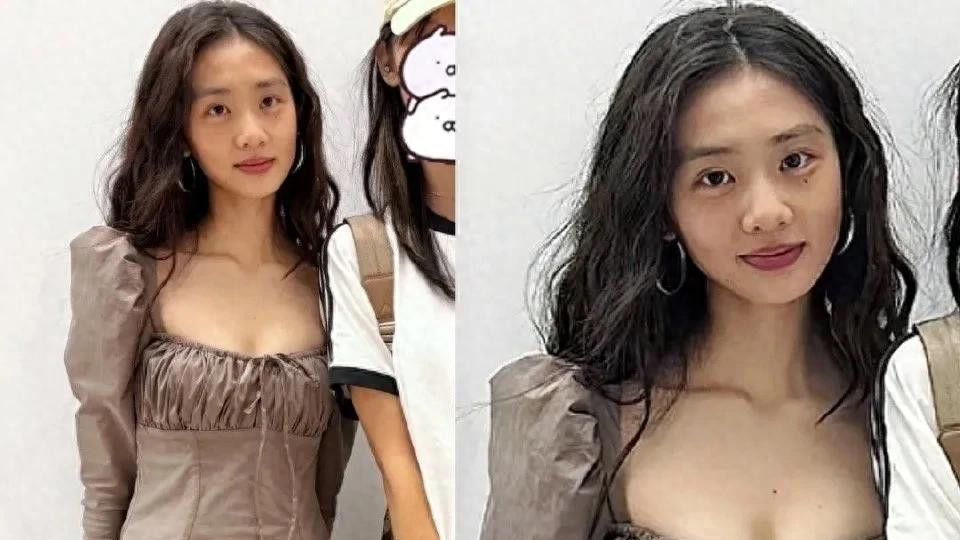 黄多多年仅19岁，气质和穿搭风格已经与母亲孙莉非常相似