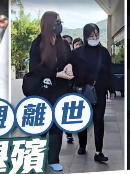 马国明爸爸去世,汤洛雯扶着婆婆很孝顺,马国明岳父汤镇宗没来!