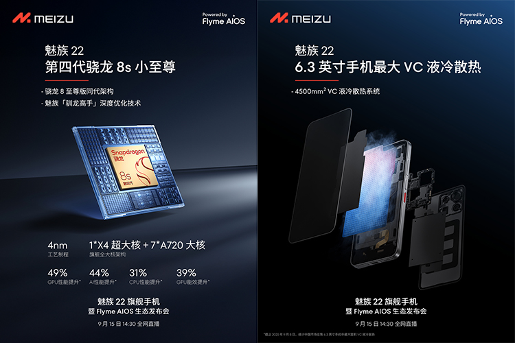 魅族22发布在即，号称6.3英寸最强5000万四主摄，但网友不太买账