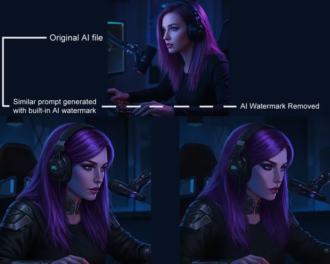 AI圖像水印失守，開源工具5分鐘內抹除所有水印