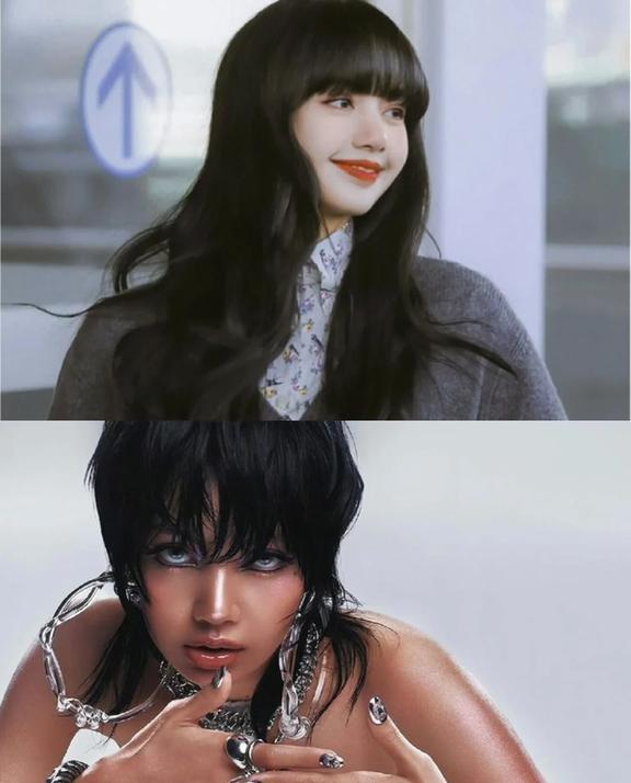 Lisa泰国逛街被偶遇,穿牛仔短裙屁股宽大