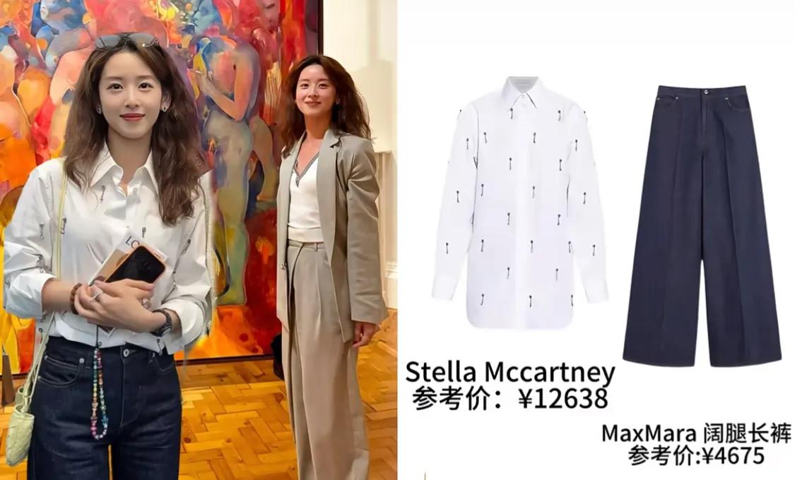 章泽天穿2万罗意威看展,头发乱糟糟不显贵气,确实像30多岁女人