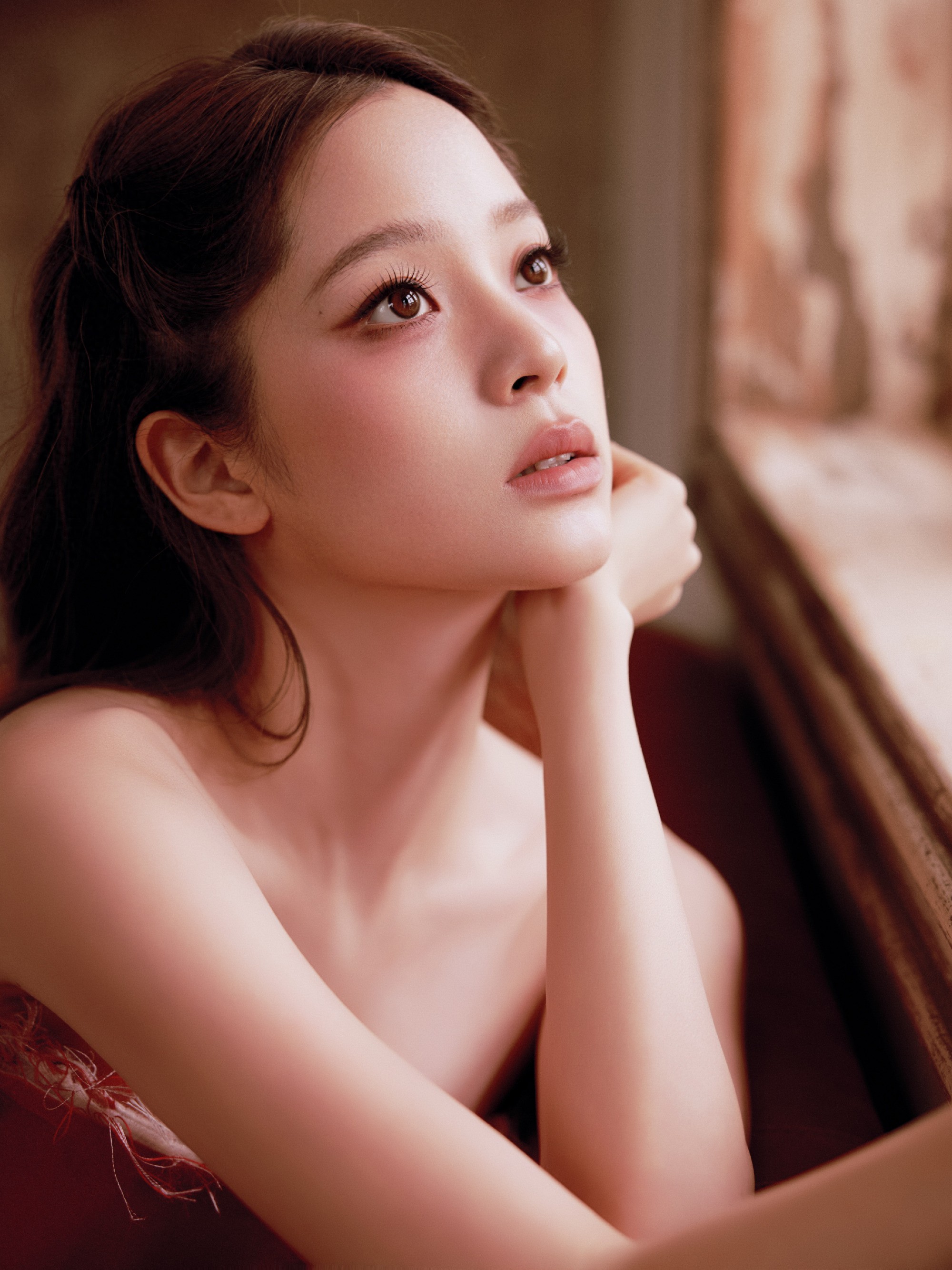 欧阳娜娜抹胸芭比公主，好漂亮的小姐姐