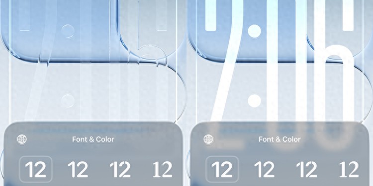 眾口難調，蘋果iOS 26.2把鎖屏時鐘透明度開放給用戶自定義