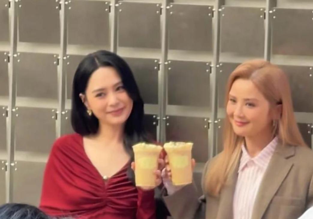 Twins合体出席开幕现场！44岁阿娇状态好美，阿Sa谈健身男友变胖