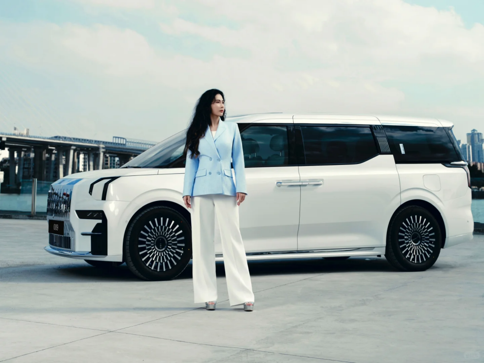 张柏芝喜提极氪009!生图鲨疯了