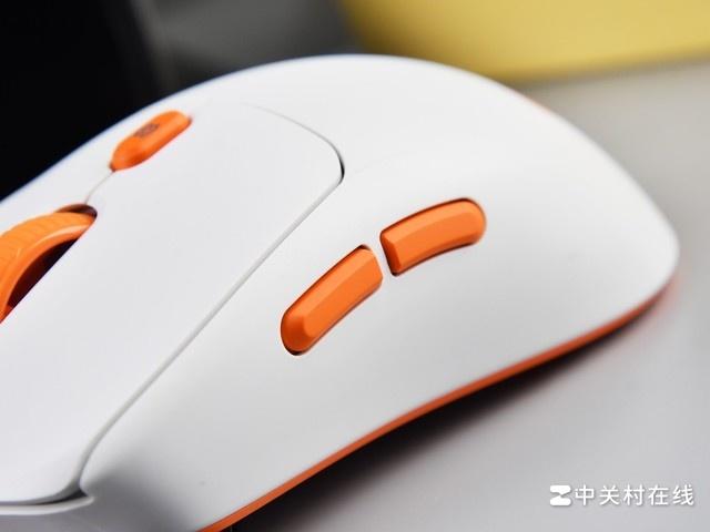 攀升炎橙星闪鼠标图赏:颜值手感都满分