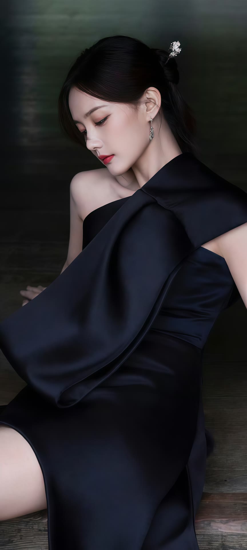 李一桐花海写真，粉纱造型甜翻了