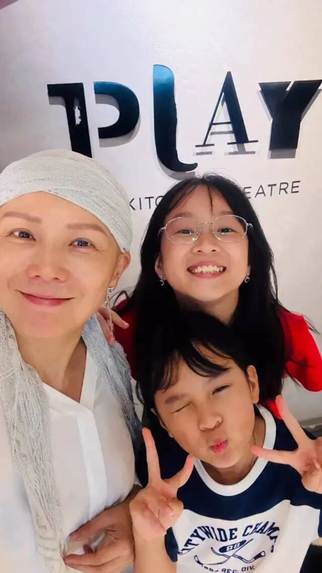 前港姐乳癌复发痛到无法站立,全靠两女儿支持乐观抗癌魔