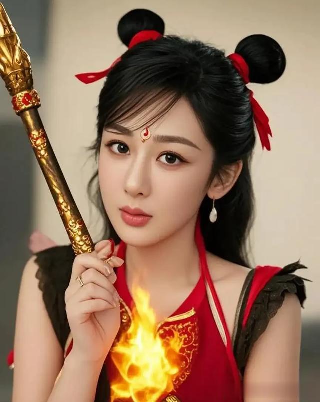 杨紫版哪吒,可爱又灵动,网友:就该她来演