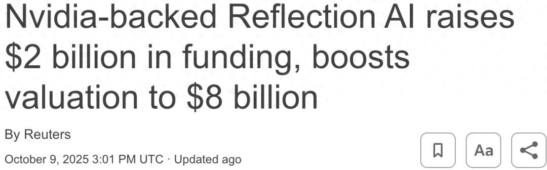 老黃押寶「美版DeepSeek」，谷歌天才叛將創業，一夜吸金20億美元