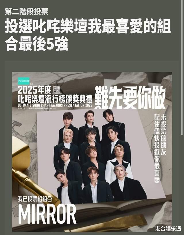 《叱咤2025》人气奖5强:张敬轩再战MIRROR双顶流,卫兰硬撼邓丽欣