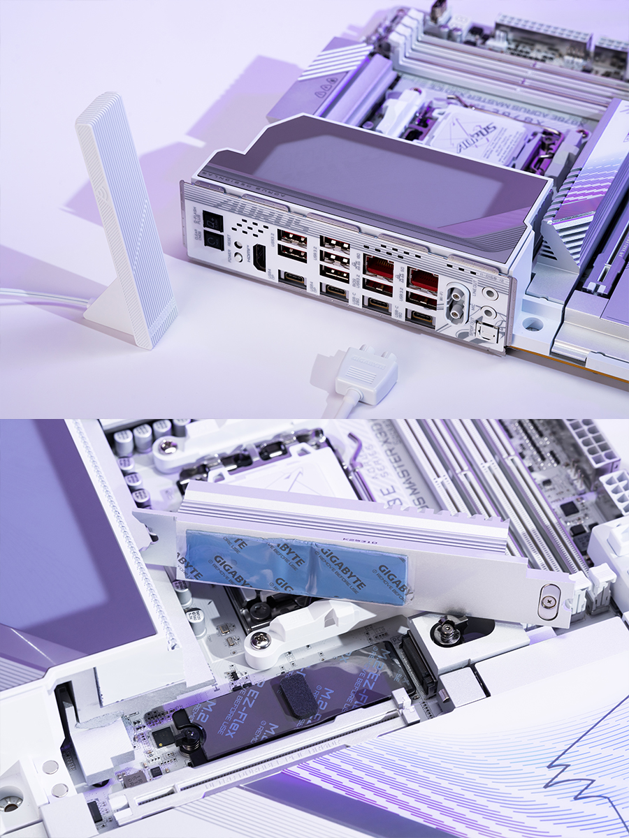 【圖賞】\uD83D\uDCA5X3D處理器“最佳搭檔”，又一款銀色旗艦主板火出圈\uD83C\uDFAE