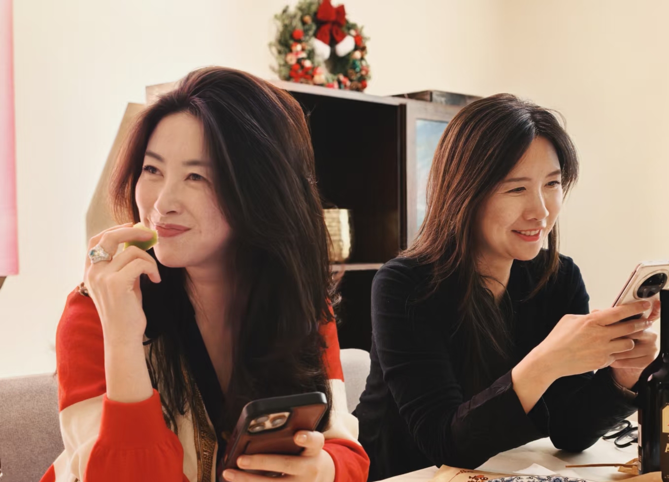 朱珠冬至发最新美照