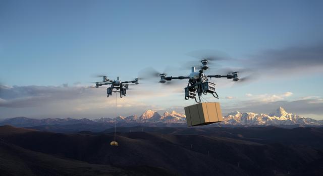 大疆發布 DJI FC100 旗艦運載無人機，80kg最大載重、9分鐘快充