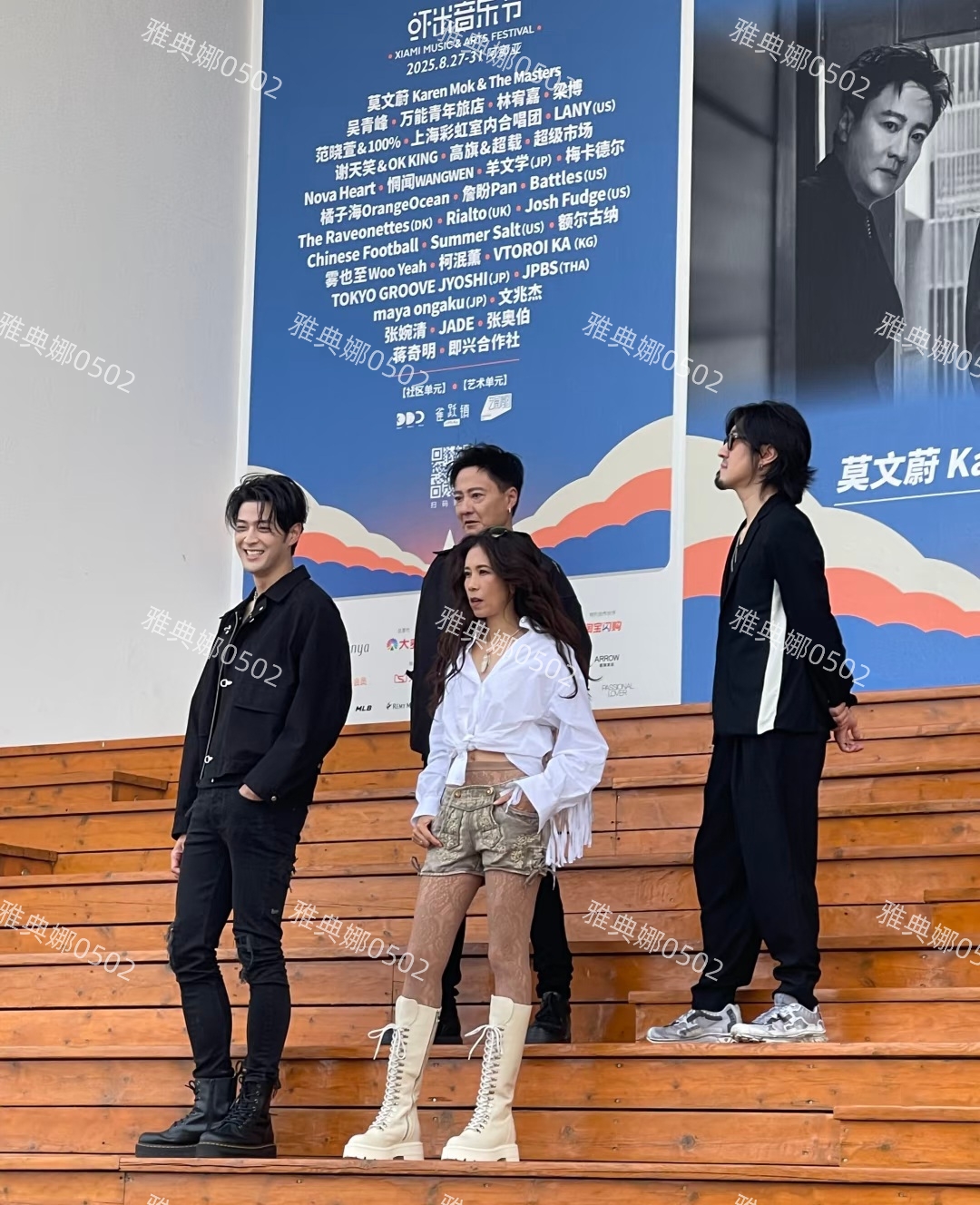 阿那亚偶遇莫文蔚本人好瘦气质好高级,美腿更是名不虚传又细又长