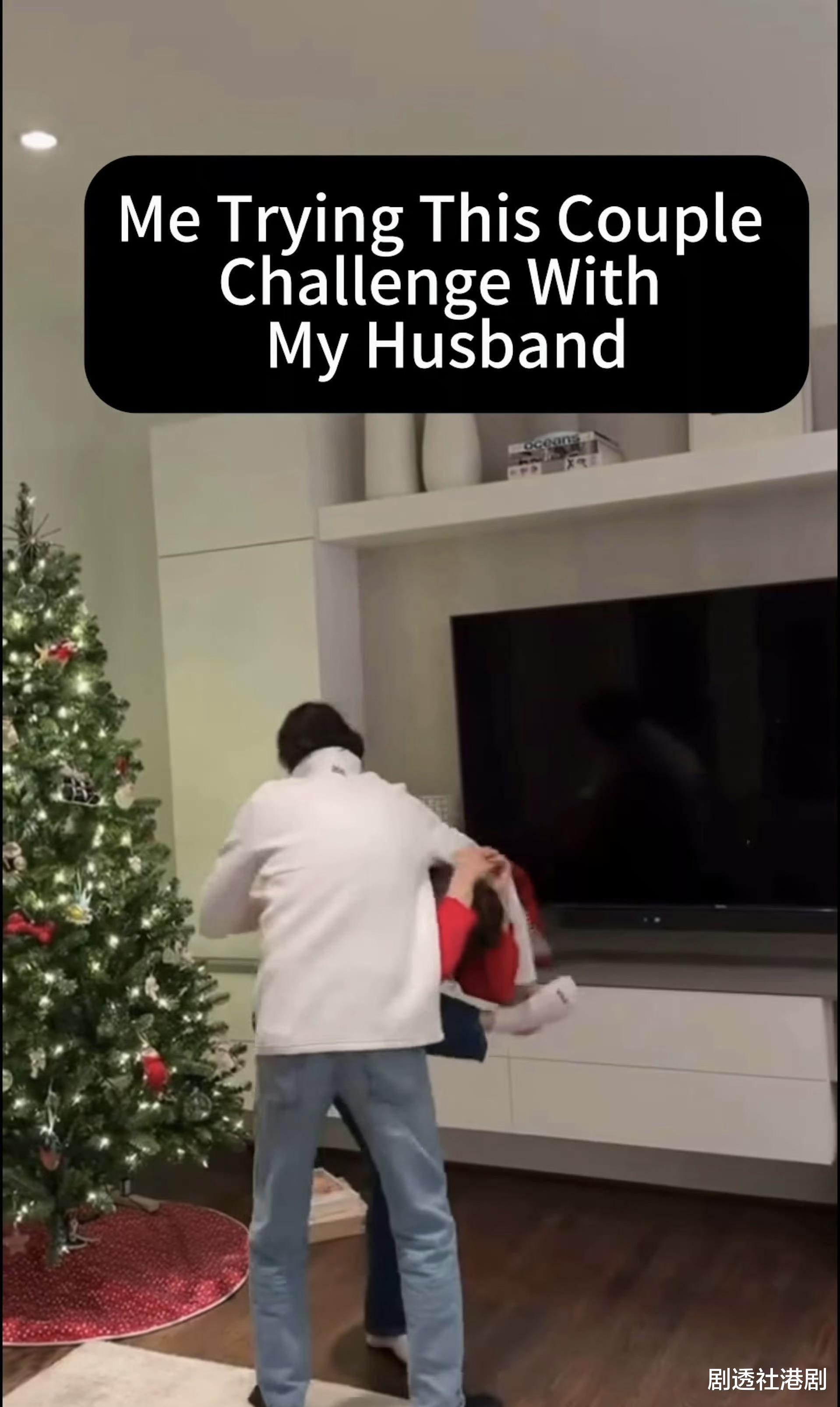 TVB前当家花旦晒近况！与老公挑战高难度游戏，意外曝光别墅内景