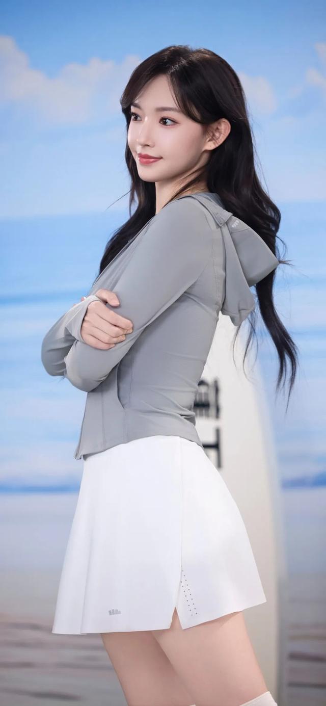 程潇，运动活力感十足