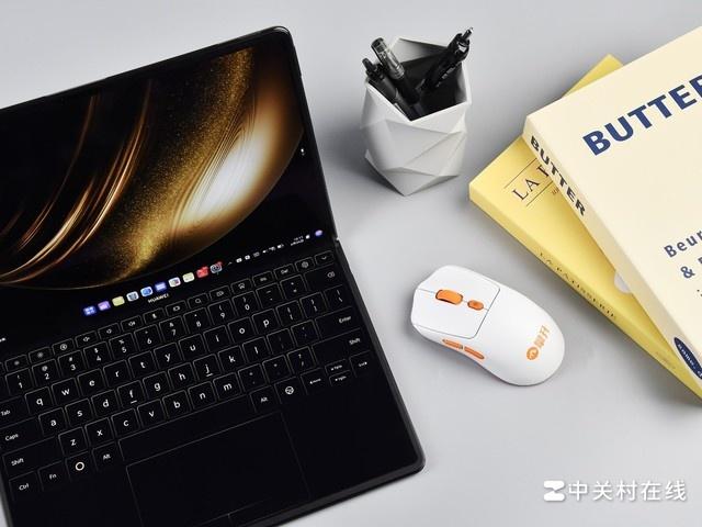 攀升炎橙星闪鼠标图赏:颜值手感都满分