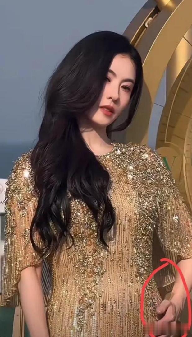 张柏芝现身河北无修图膀大腰圆，手背青筋暴露，果然路人手机真实