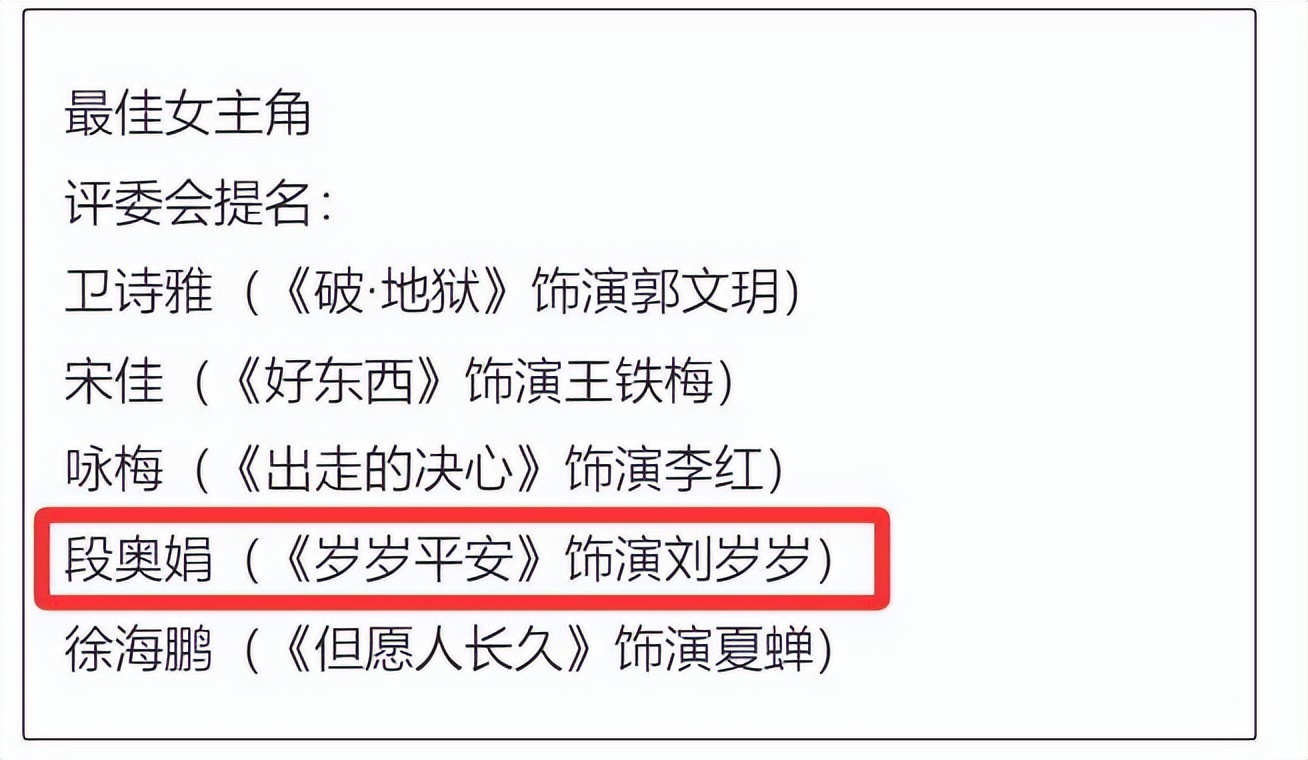 金鸡奖竞争太激烈！杨幂落选女配，大粉暗示受《酱园弄》连累