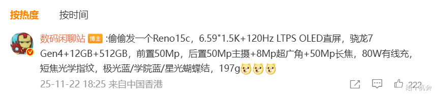 6500mAh+6.59英寸+長焦鏡頭，oppo新機太有果味了，定價兩千左右