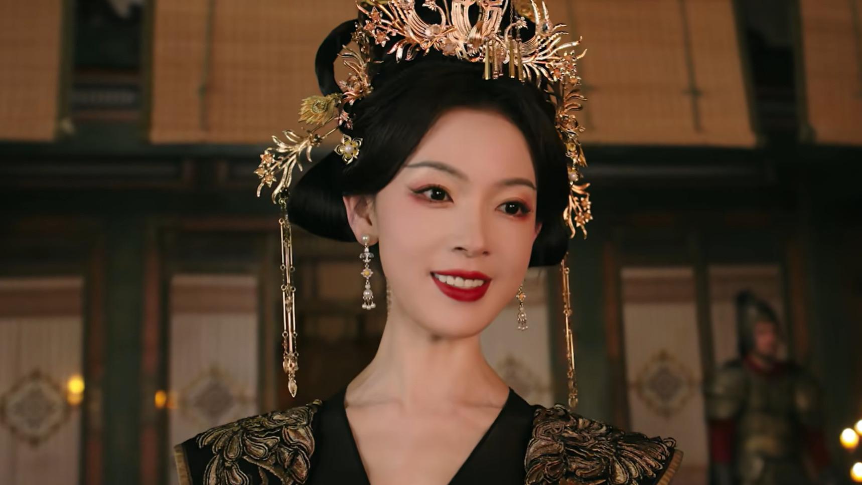 女演员别太瘦了，撑不起雍容华贵的造型，陈瑶演皇后单薄得像丫鬟