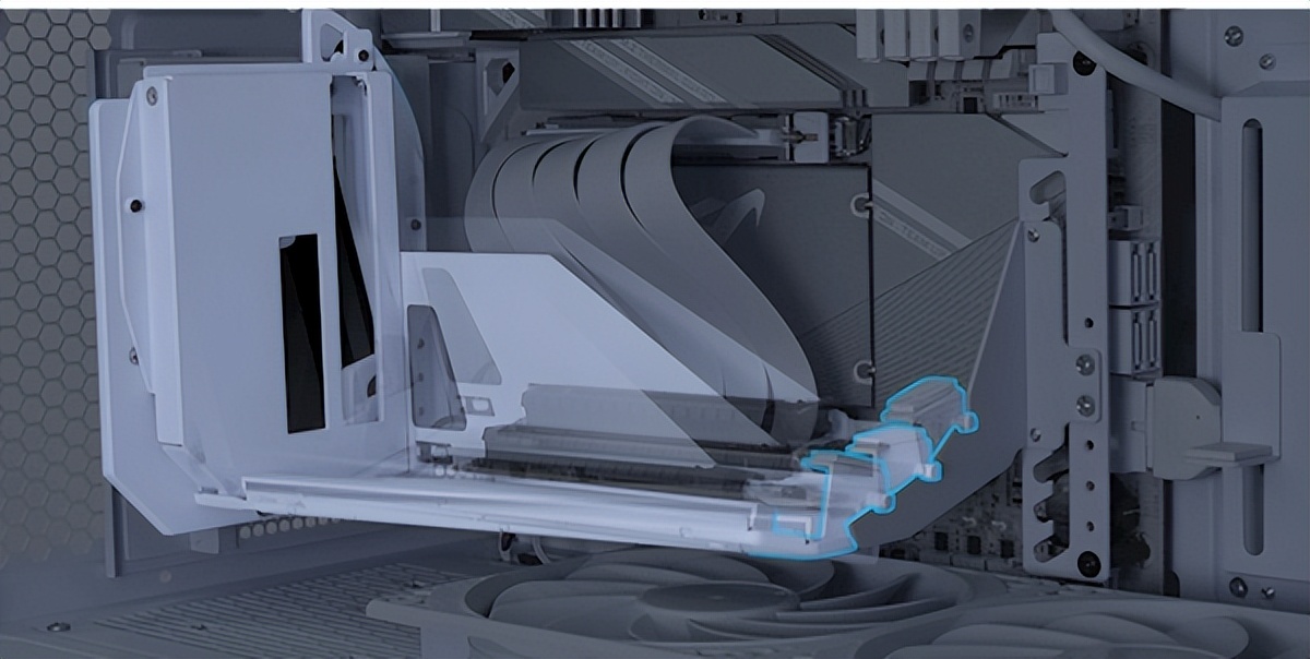 最强PCIe 5.0竖装显卡支架：20斤庞然巨物也不怕