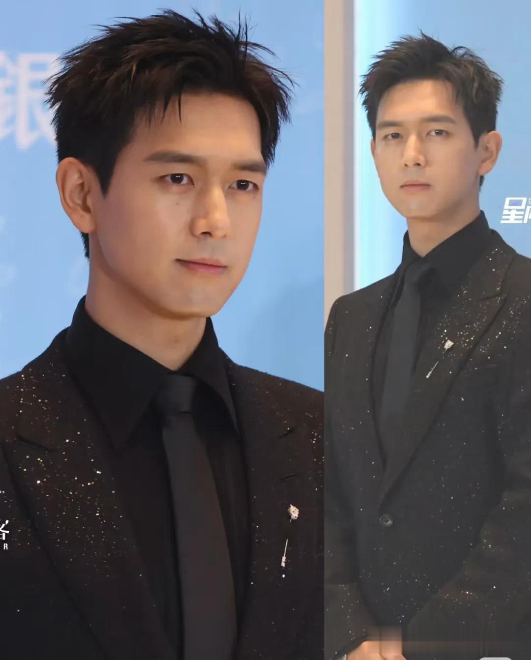 尖叫之夜男星红毯生图：黄景瑜像胡英俊，任嘉伦寸头帅出新高度