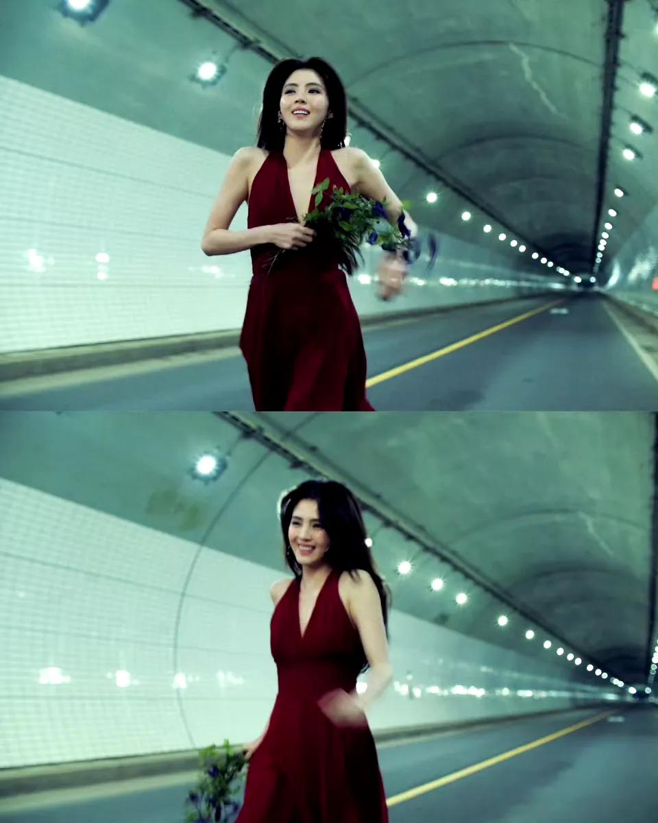 韩素希 绝美破碎感