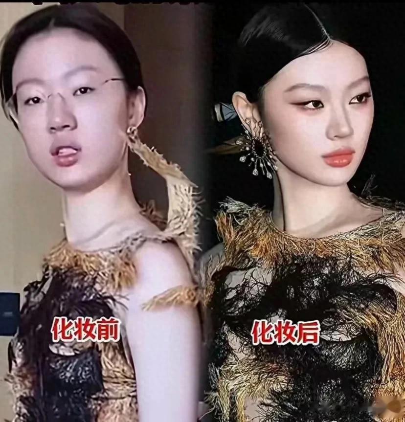 难怪单依纯总是大浓妆,她素颜的时候是真的与素人差距相差不大