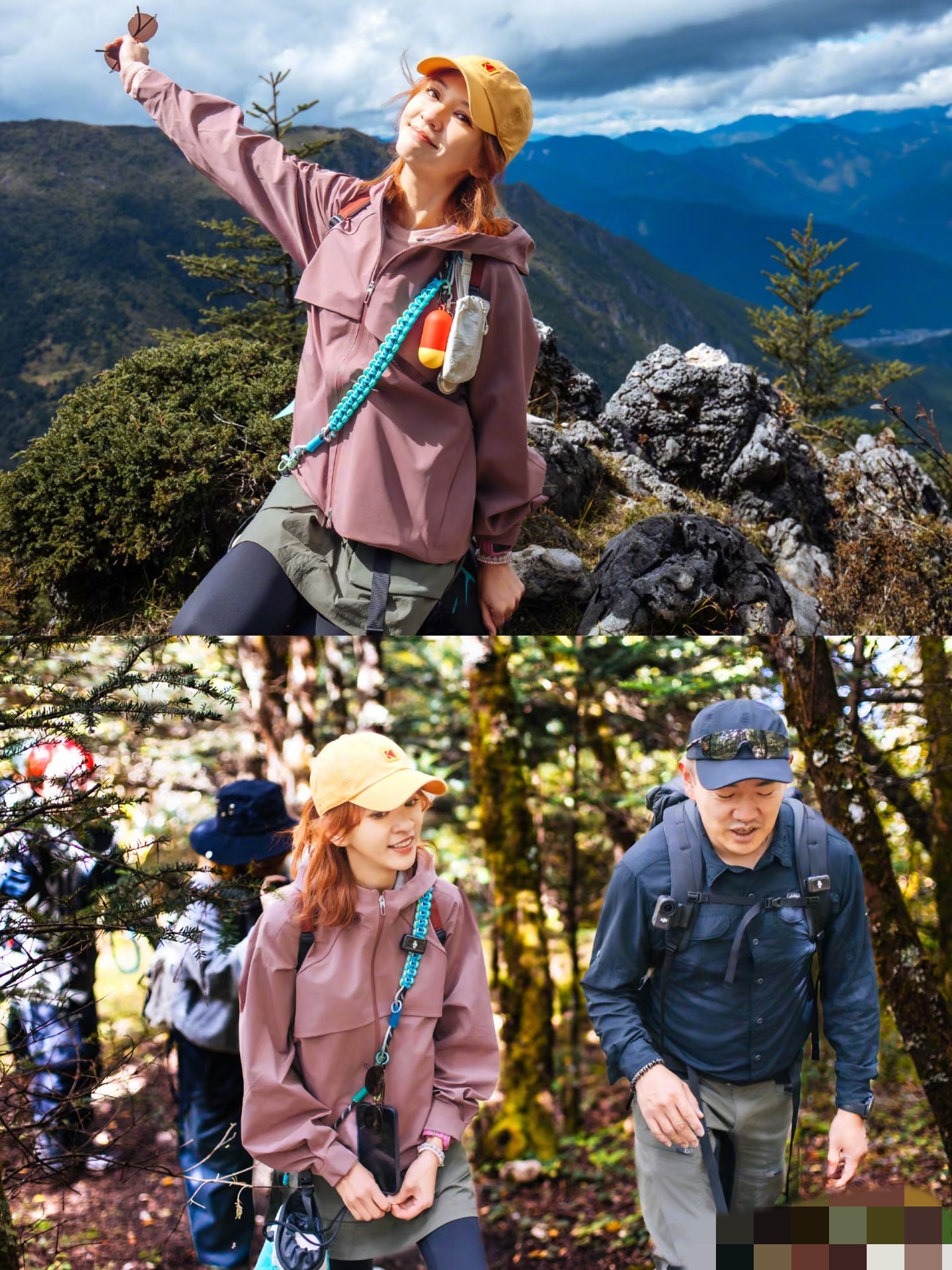 网友徒步偶遇陈意涵，脸很小但五官很大，眼睛大大的依然像少女