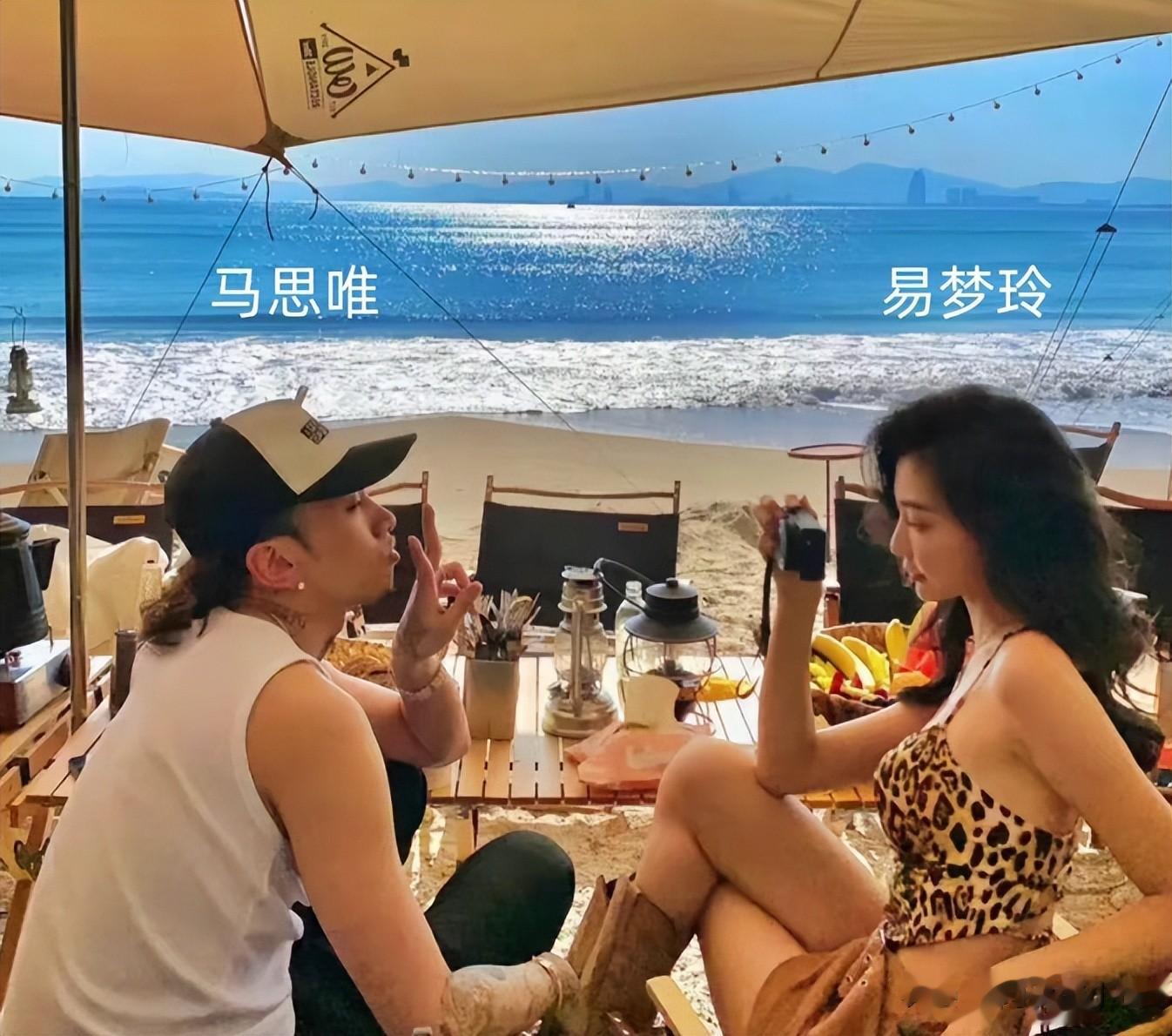 恋情实锤！胡彦斌亲吻易梦玲，相差16岁热恋照曝光，早有蛛丝马迹