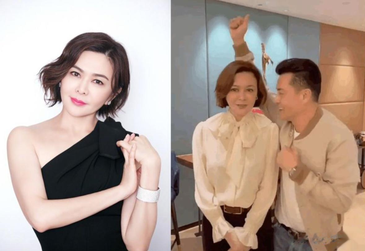 韩国网友偶遇关之琳，发量浓密皮肤精致！曾自曝钱一辈子也花不完