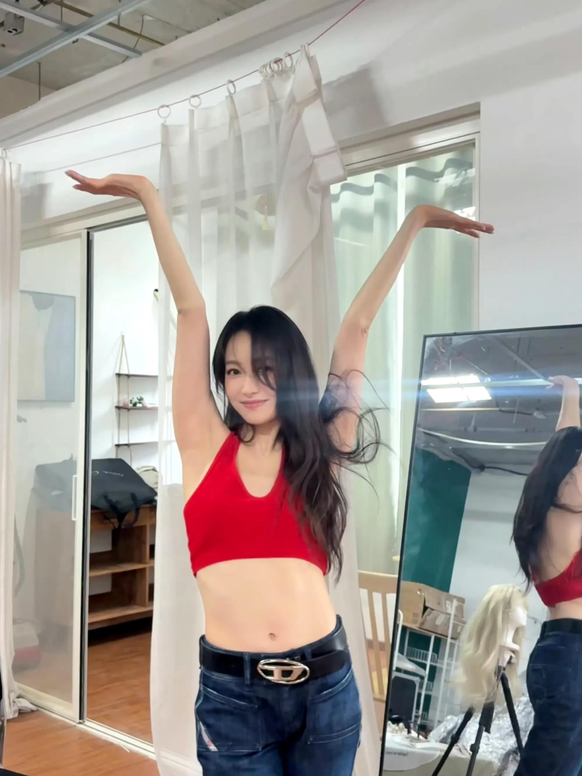 宋茜身材真顶,爱了爱了