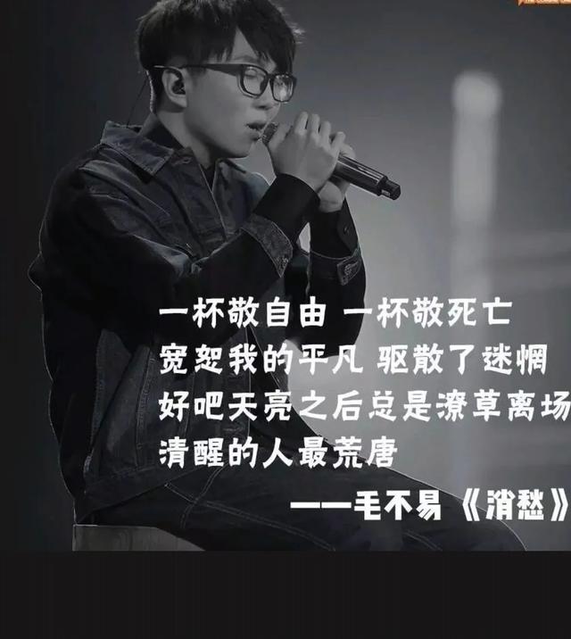 一杯敬自由一杯敬死亡的毛不易翻车了，清醒的人最荒唐！