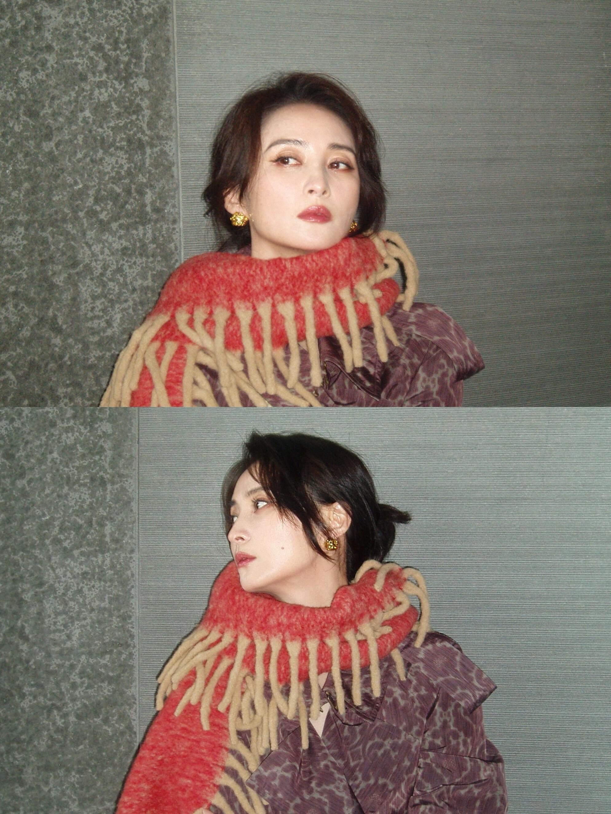 蒋勤勤今日份品牌代言美拍，太有范儿