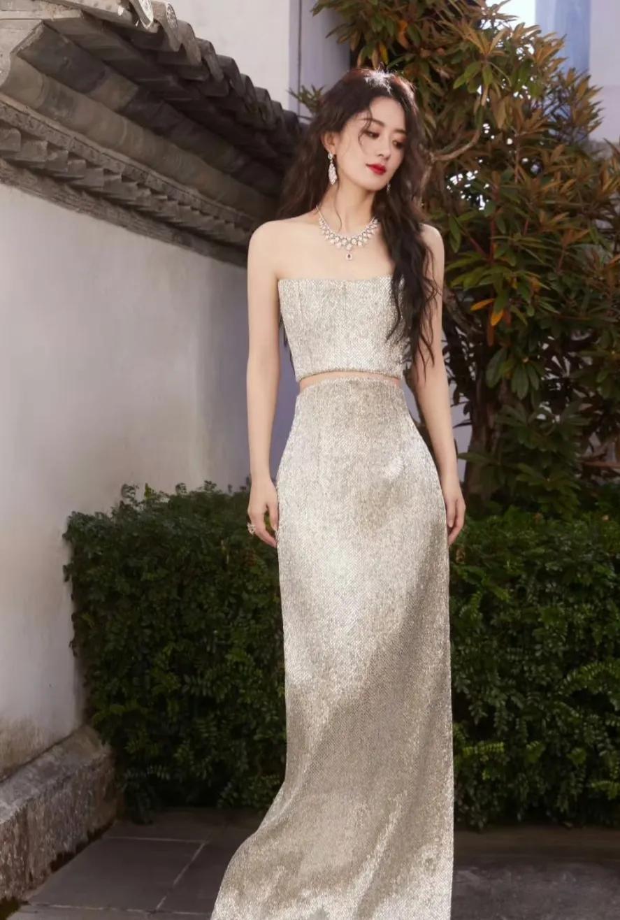 闪闪发光的赵丽颖～太美啦