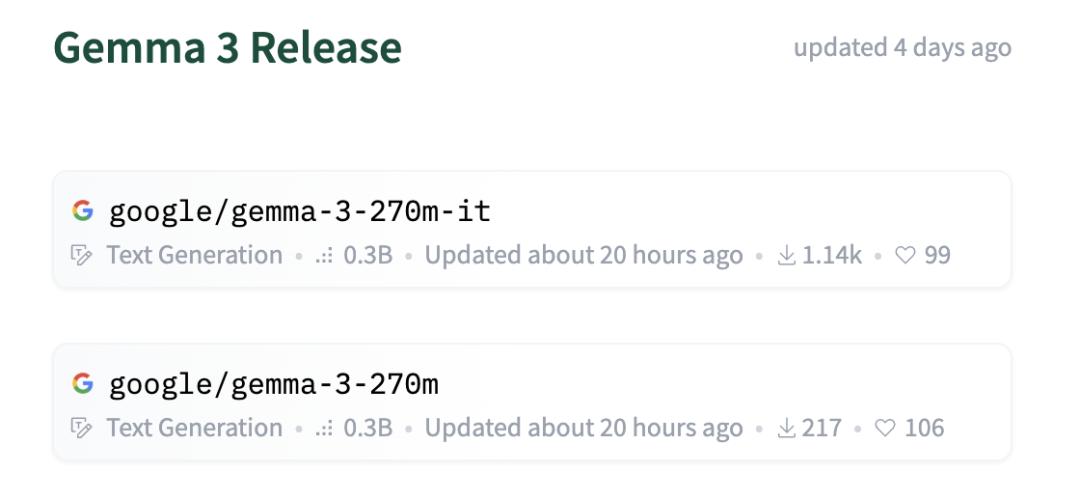 谷歌版小钢炮开源,0.27B大模型,4个注意力头,专为终端而生