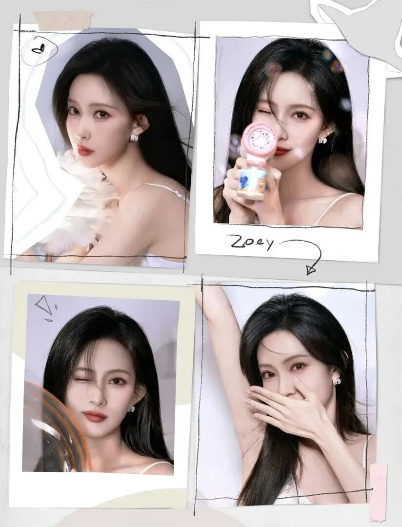 孟子义，泡泡雨可爱美图